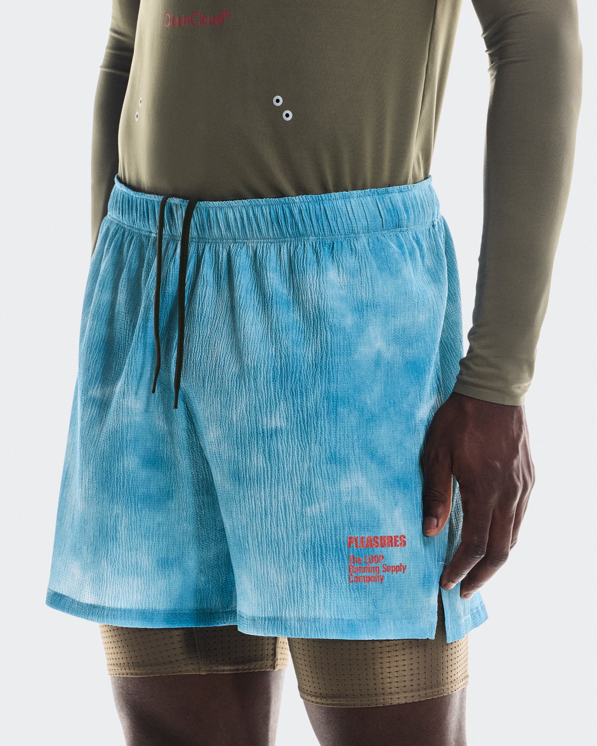 ON X PLEASURES X THE LOOP SHORTS MENS BLIZZARD
