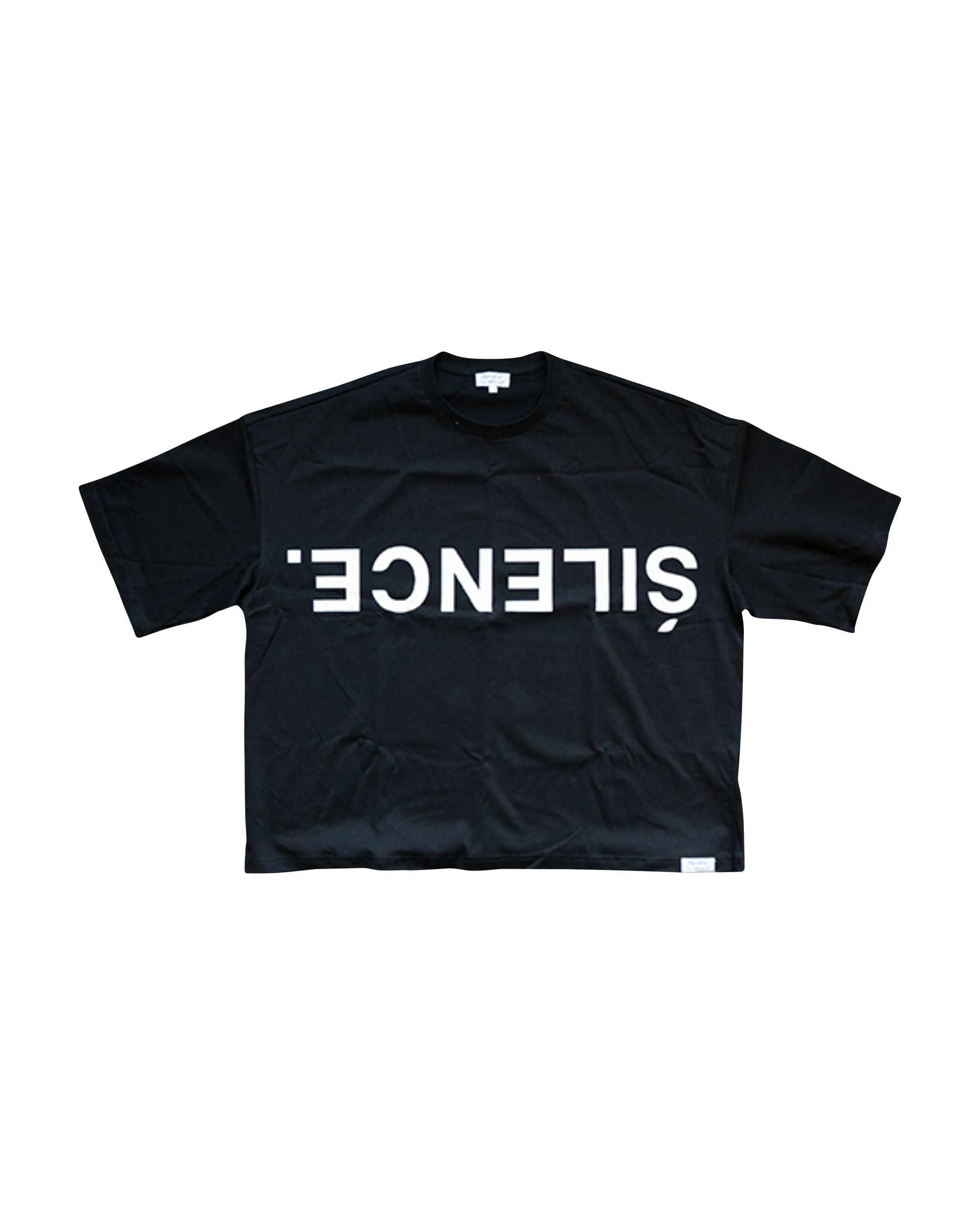 ORIGINAL ŚILENCE. TEE IN BLACK