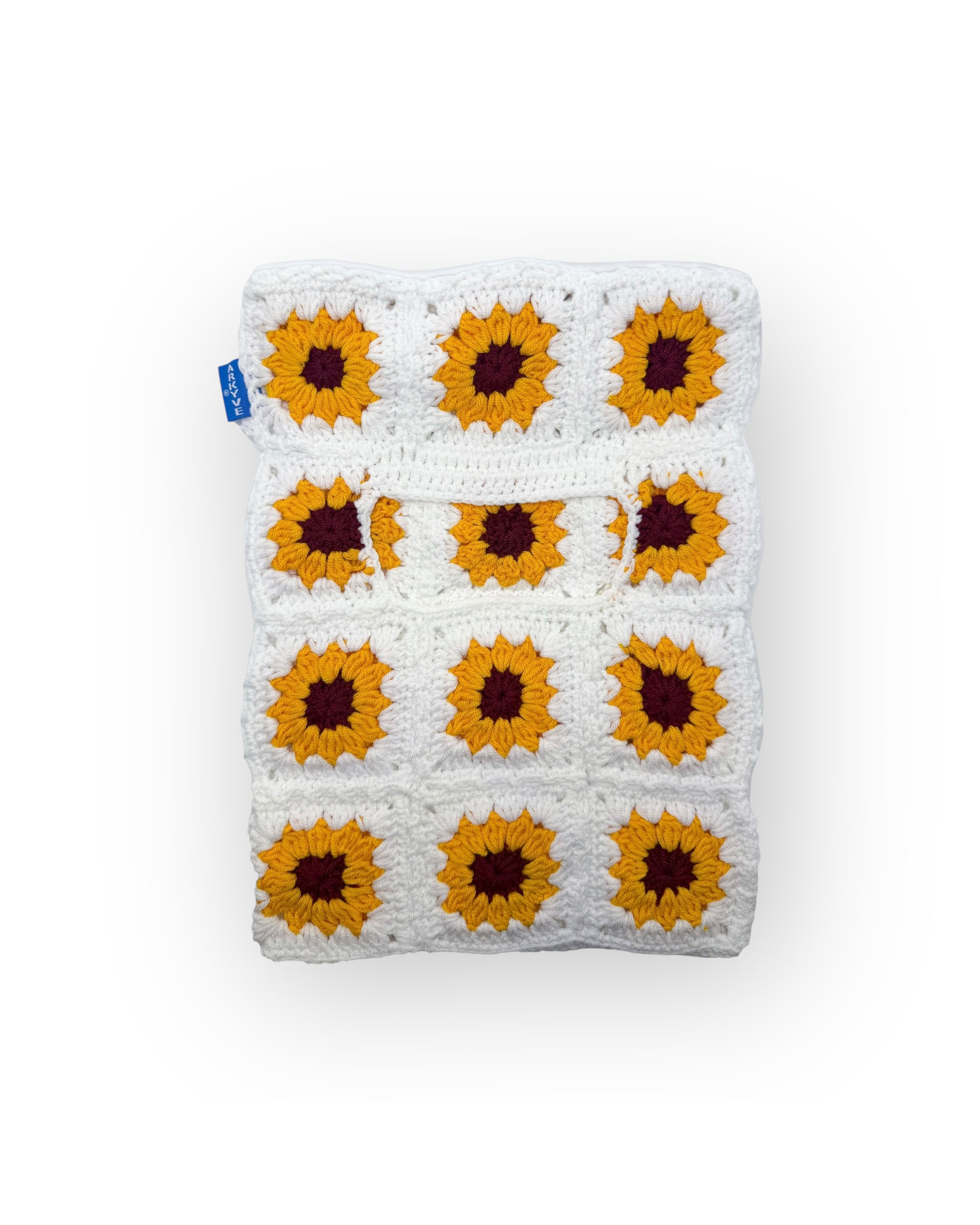 Sunflower Crochet Ski Mask