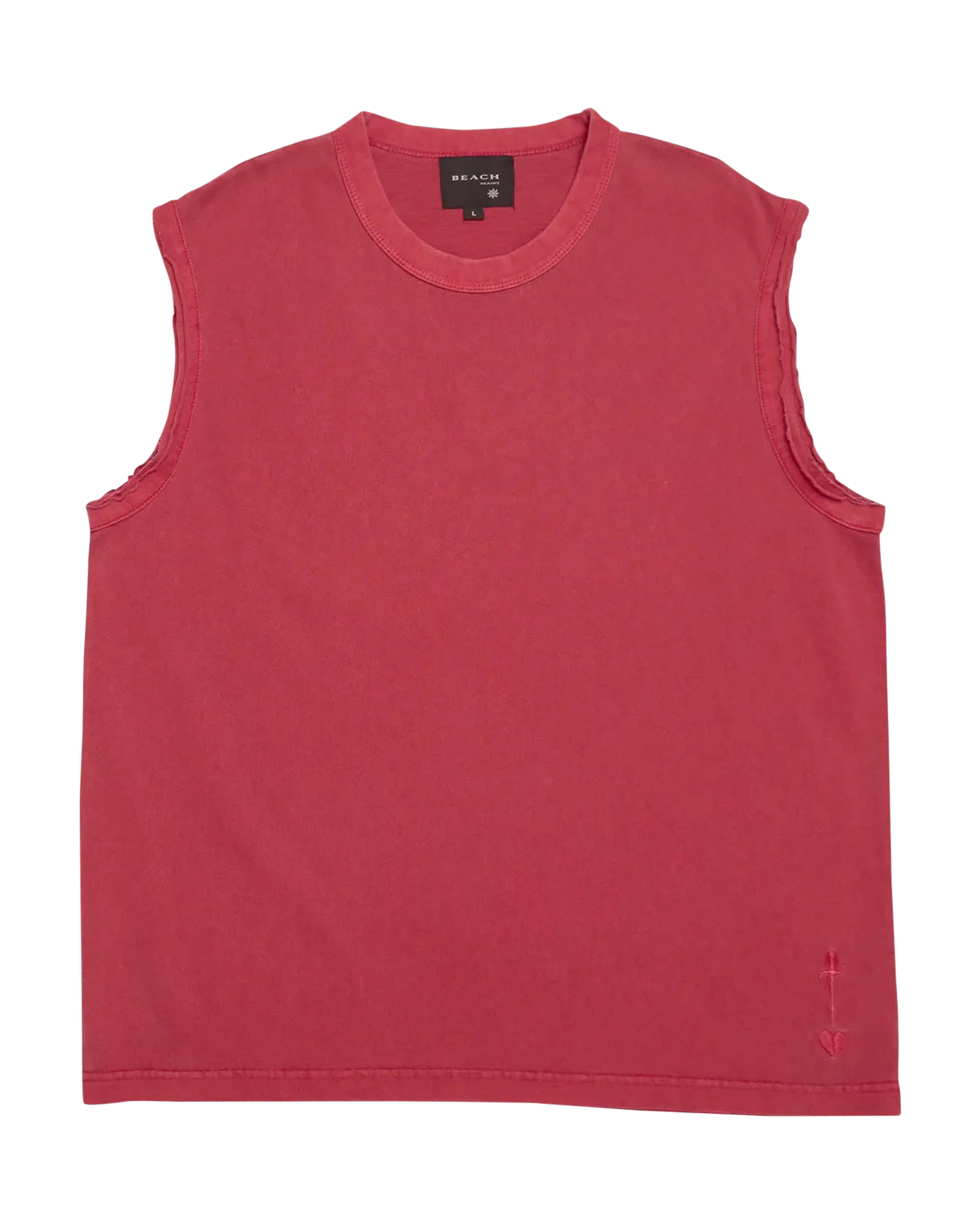 THRASHED SINGLET - RED