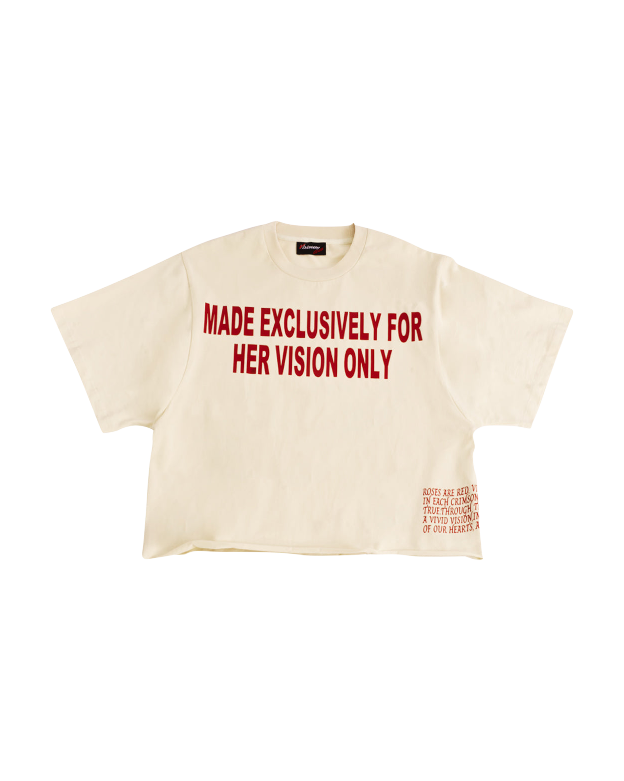 Visionary Club "Letter To Your Heart" Boxy Tee